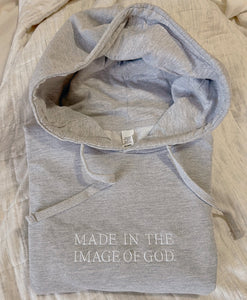 Made in the image of God | embroidered hoodie - Apparel for God LLC