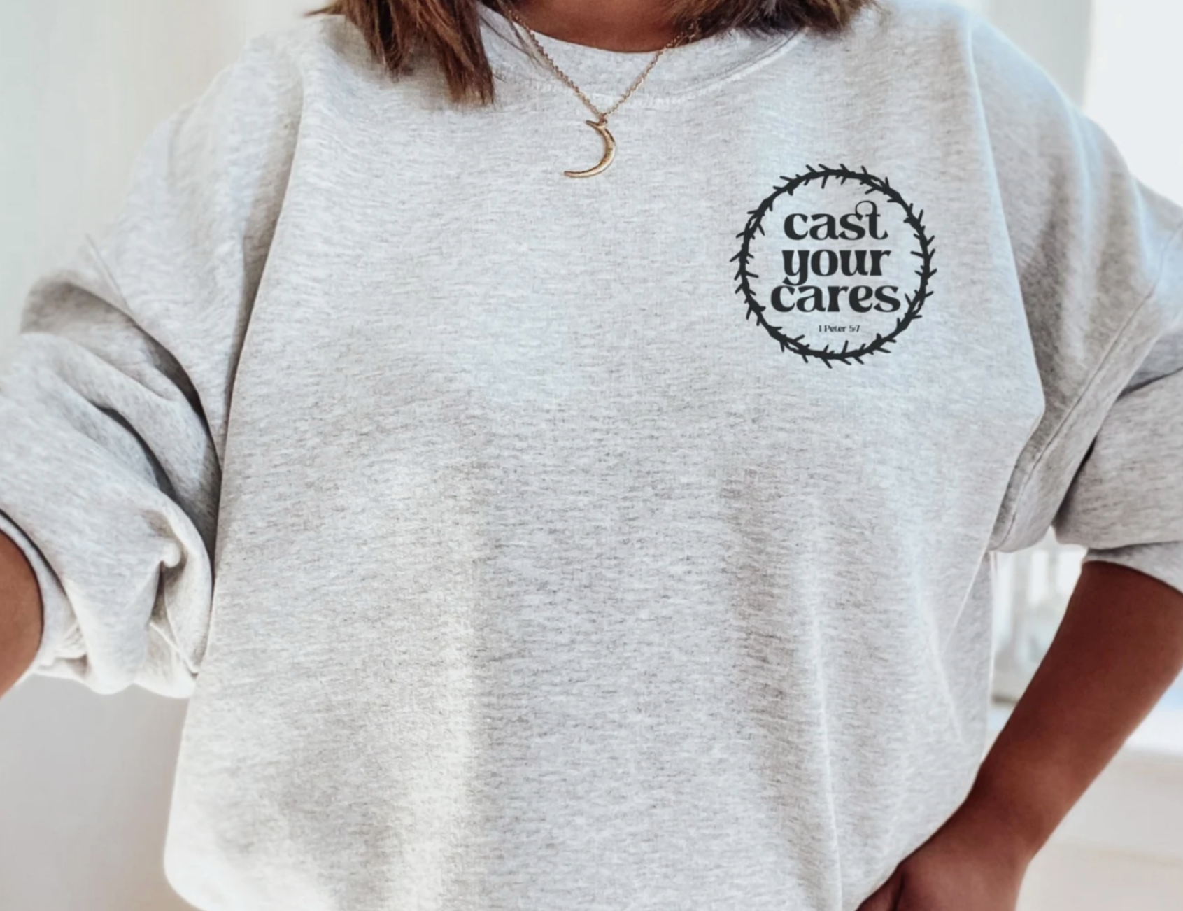 Cast your Cares | Sweatshirt - Apparel for God LLC