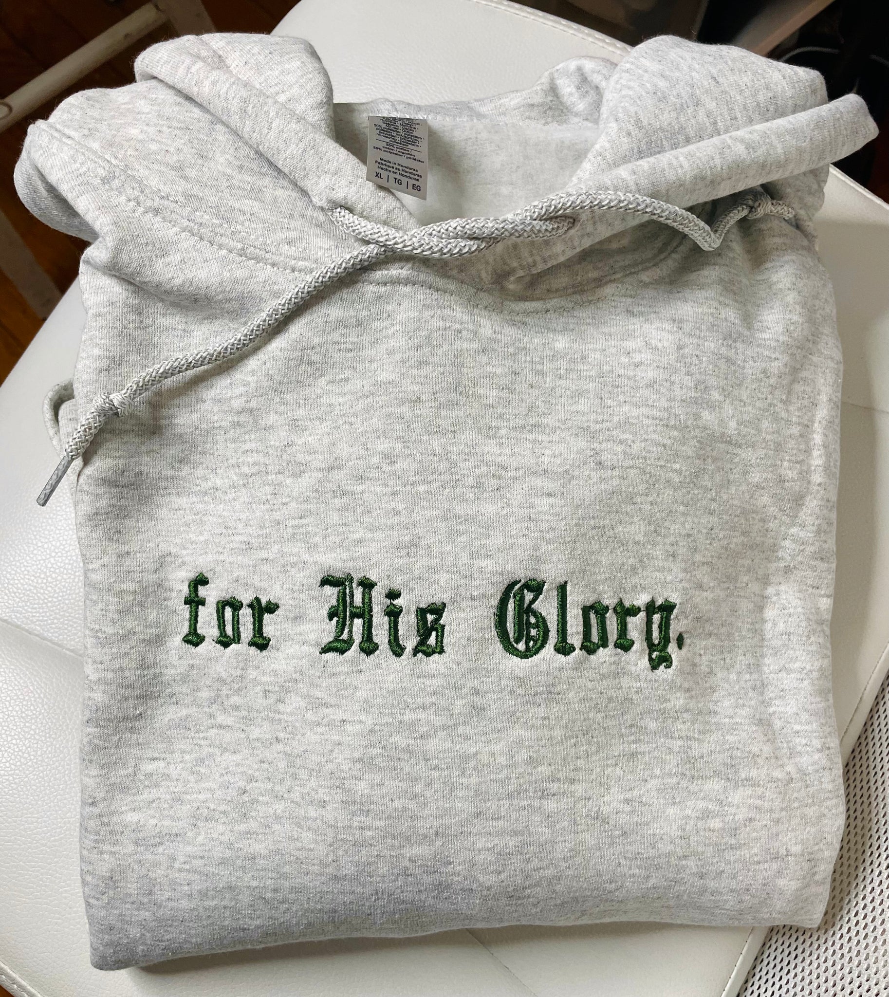 for His Glory. | Oat Hoodie - Apparel for God LLC