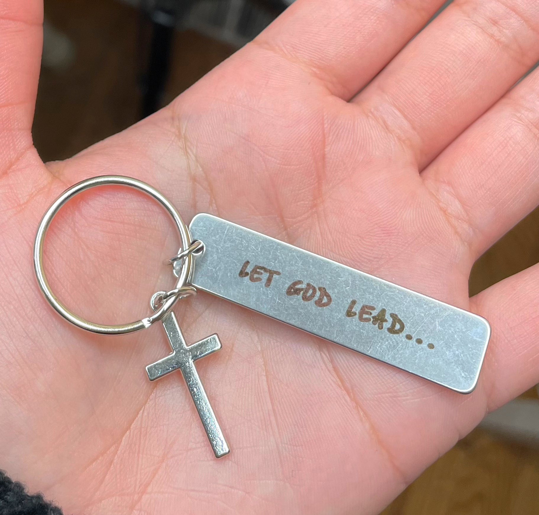 Let God Lead | keychain - Apparel for God LLC