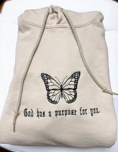 God has a purpose for you | Hoodie - Apparel for God LLC